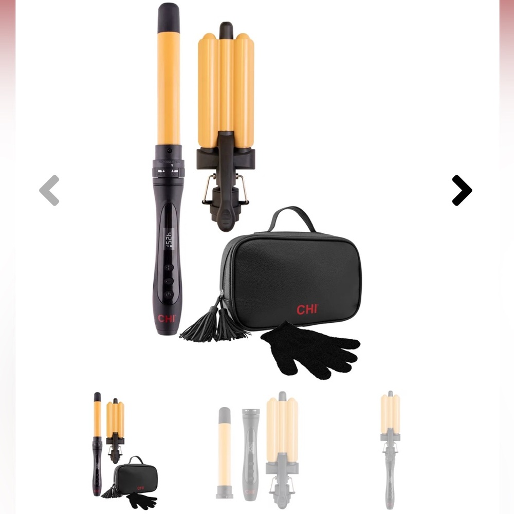 CHI Tourmaline Interchangeable Curl & Wave Kit